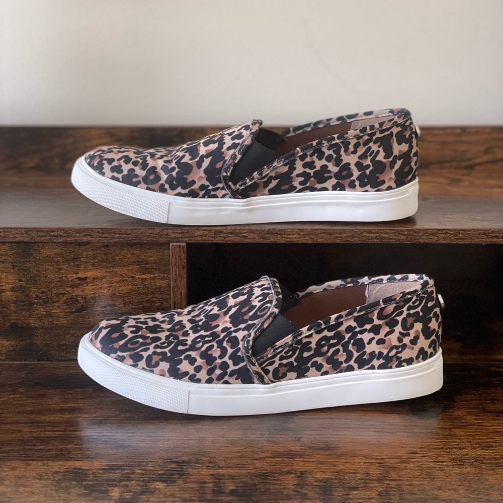 Steve Madden Symba Leopard Print Slip-on Sneaker